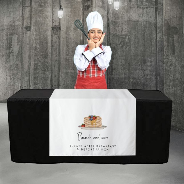 Custom Modern Business Table Runner Banner Brunch Wandteppich (Custom Modern Business Table Runner Banner Brunch Tapestry)