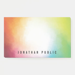 Custom Modern Colorful Abstrakt Art Trendy Post-it Klebezettel