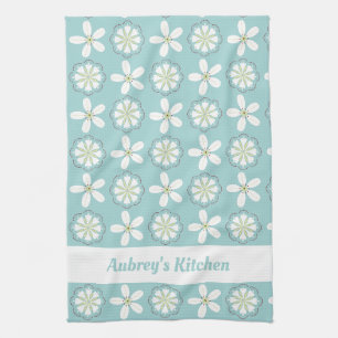 Custom Modern Floral Kitchtuch Geschirrtuch