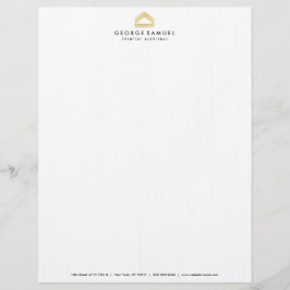 Custom Modern Home Design | Abstract Logo  Briefbogen