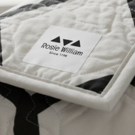 Custom Modern Iron Closing Label Etiketten