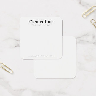 Custom Modern Jewelry Cards