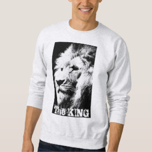 Custom Modern Pop Art Lion Leiter der King Men's A Sweatshirt
