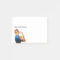 Custom Modern Rosie The Riveter Notes
