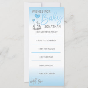 Custom Modern Wunsche für BABY BOY Blue White
