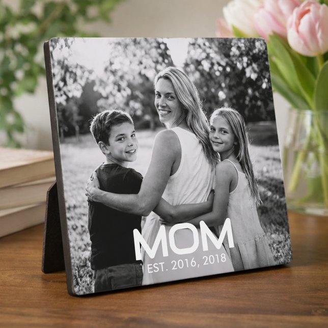 Custom Mom Established Modern Bold Fotoplatte (Von Creator hochgeladen)