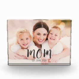 Custom Mom Established Modern Script  Fotoblock
