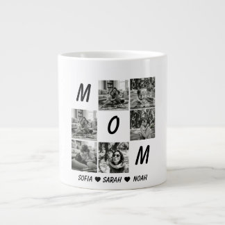Custom Mom Photo Mug: Personalized Mothers Day Jumbo-Tasse