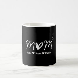 Custom Mom With Names Kaffeetasse