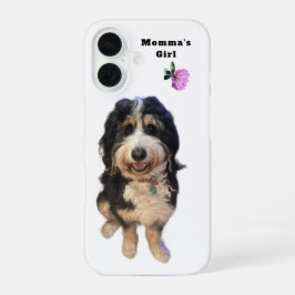 Custom “Momma’s Girl” Dog iPhone 16 Case iPhone 16 Hülle