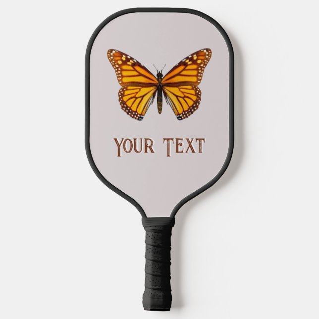 Custom Monarch Butterfly Pickleball Schläger (Rückseite)