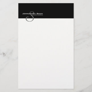 Custom Monogram 5S Briefpapier