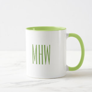 Custom Monogram "Bah Humbug" Tasse