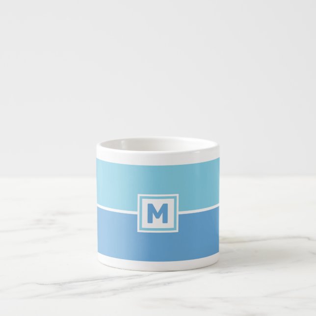 Custom Monogram Espresso Cup Espressotasse (Vorderseite)