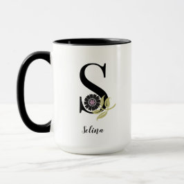 Custom Monogram Flamenco-Tasse Tasse