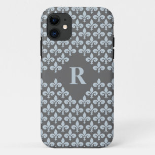 Custom Monogram Fleur-De-Lis iPhone 5 Case-Mate Hülle
