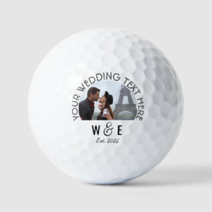 Custom Monogram Foto Neo Deko Wedelgolfball Golfball