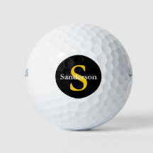 Custom Monogram Golf Balls