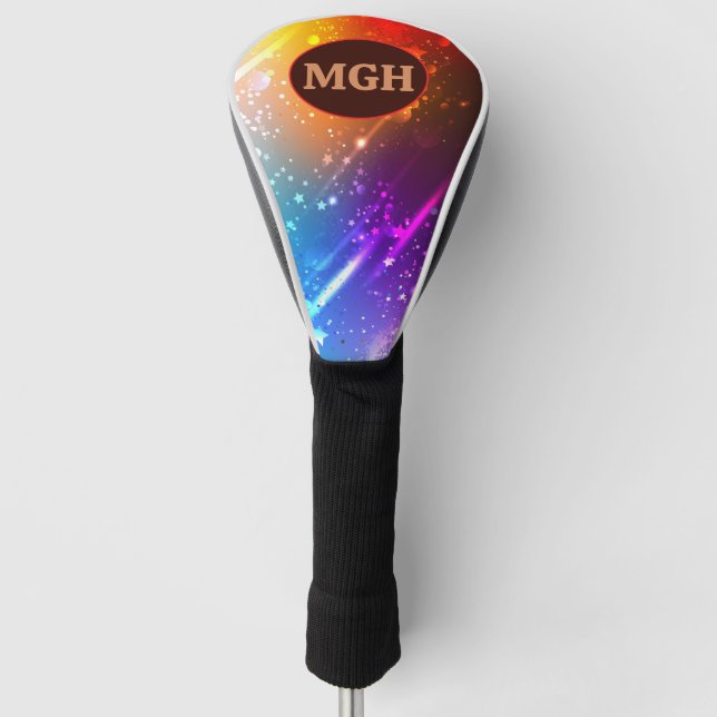 Custom Monogram Golf Head Cover Headcover (Vorderseite)