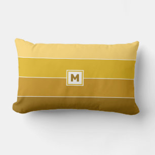 Custom Monogram Lendenkissen