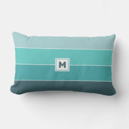 Custom Monogram Lumbar Pillow Lendenkissen