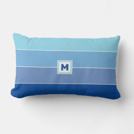 Custom Monogram Lumbar Pillow Lendenkissen