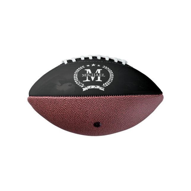 Custom monogram mini football gift for boyfriend (Gedreht 270)
