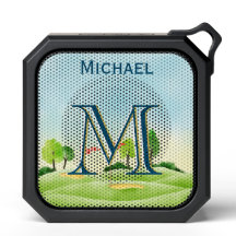 Custom Monogram Name Landschaftlich Golf Course