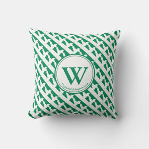 Custom Monogram NIGERIA Flag Nigeria Naija Kissen