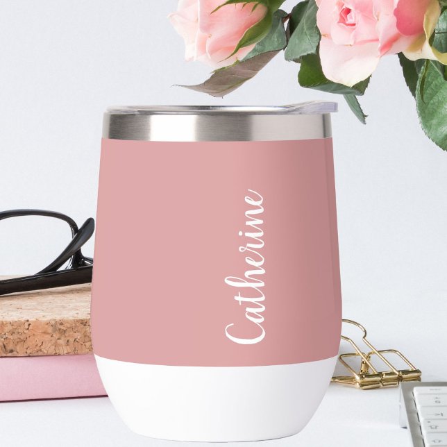 Custom monogram Orchid Pink script typografie (Von Creator hochgeladen)