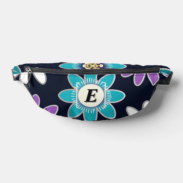 Custom Monogram Passion Blume Floral Fanny Pack Bauchtasche (Ablage )