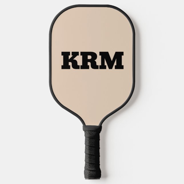 CUSTOM MONOGRAM PERSONALISIERT PICKLEBALL PADDDLE SCHLÄGER (Vorderseite)