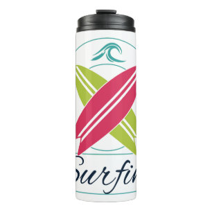 Custom Monogram Surfer Tumbler Thermosbecher