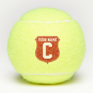 Custom monogram tennis balls for player or coach tennisbälle