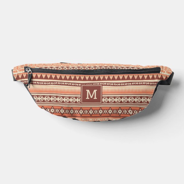 Custom Monogram Tribal Aztec Muster Bauchtasche (Ablage )