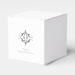 Custom Monogram Vielen Dank Geschenkschachtel