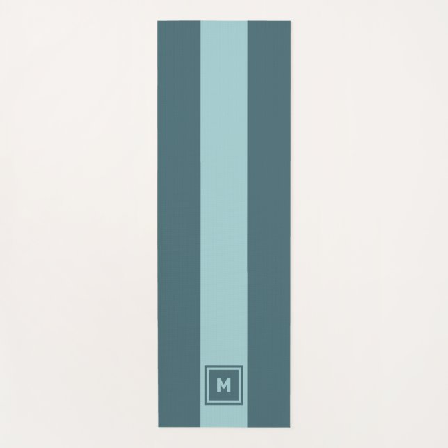 Custom Monogram Yogamatte (Vorderseite)