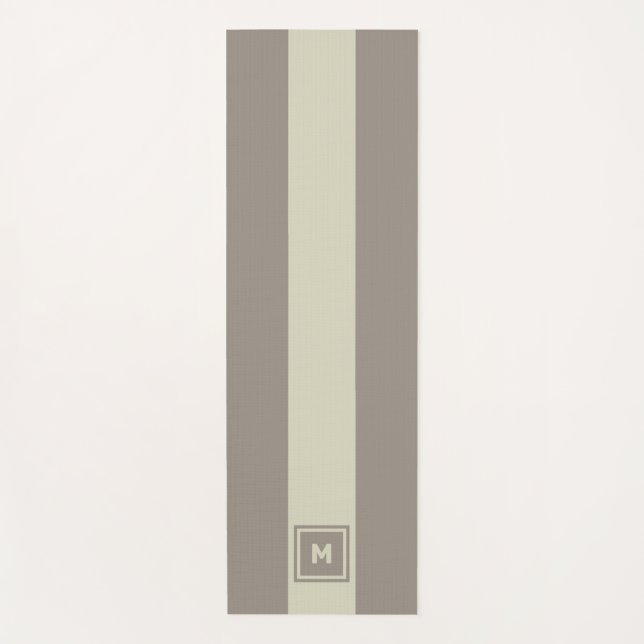 Custom Monogram Yogmata Yogamatte (Vorderseite)