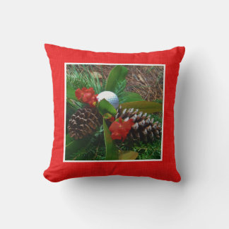 Custom MONOGRAMM Solid Red Add Foto Kissen