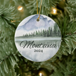 Custom Montana Seepromenade Locarno Keramik Ornament