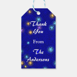 Custom Moon and Stars Etwas Dankeschön an das Gesc Geschenkanhänger