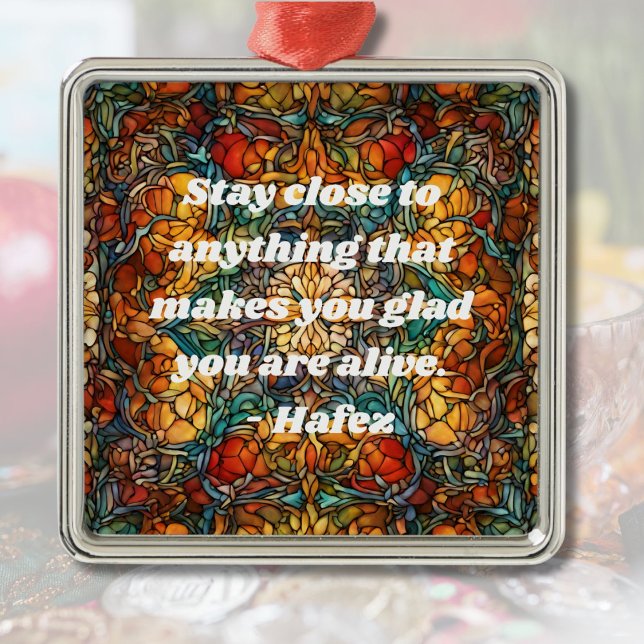 Custom Mosaik Muster Nowruz Persian Neujahrsgesche Ornament Aus Metall (Custom Mosaic Pattern Nowruz Persian New Year Gift)