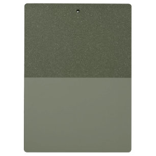 Custom Moss Green Clipboard - Zwei-Tone-Stil Klemmbrett