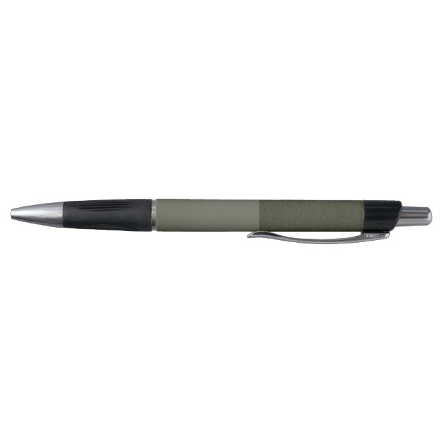 Custom Moss Green Pen - Split Texture Design Kugelschreiber (Unterseite)