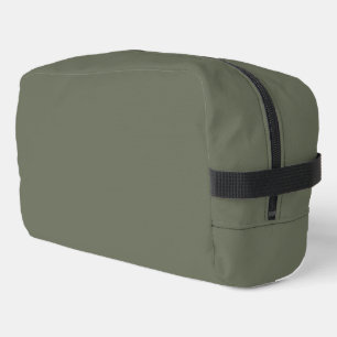 Custom Moss Green Print Cut Nähtasche Waschbeutel