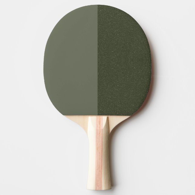 Custom Moss Green Split Ping Pong Paddle Paddel Tischtennis Schläger (Vorderseite)