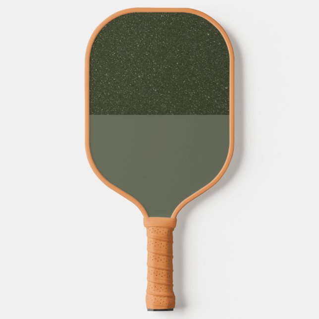 Custom Moss Green Split Texture Pickleball Paddel Schläger (Vorderseite)