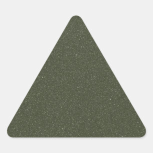 Custom Moss Green Texture Triangle Aufkleber