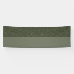 Custom Moss Green Zwei-Tone-Banner Banner