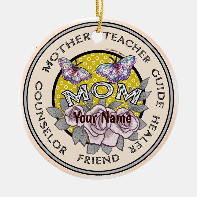 Custom Mother Friend Ornament (Vorne)